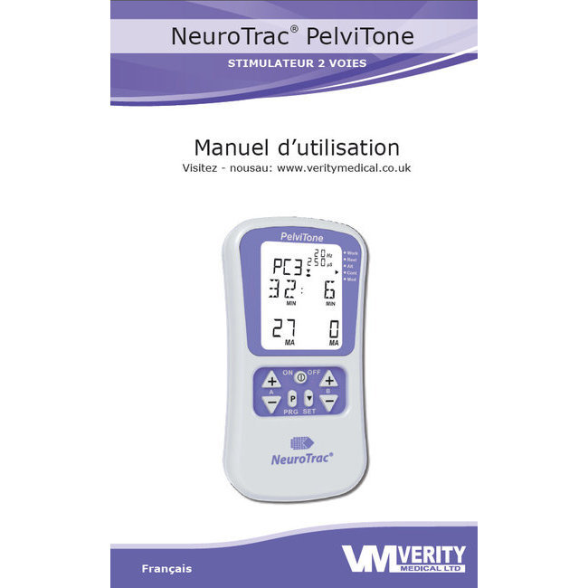 Manuel d'utilisation Neurotrac Pelvitone