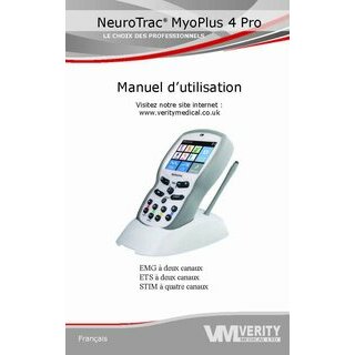 Manuel d'utilisation Neurotrac MyoPlus 4 PRO