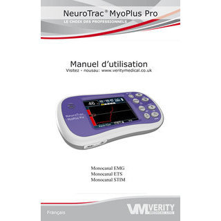 Manuel d'utilisation Neurotrac MyoPlus PRO