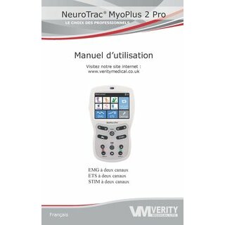 Manuel d'utilisation Neurotrac MyoPlus 2 PRO