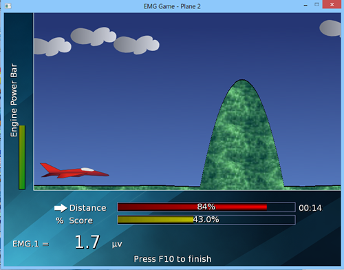 Jeux biofeedback pour les patients avec le logiciel Neurotrac